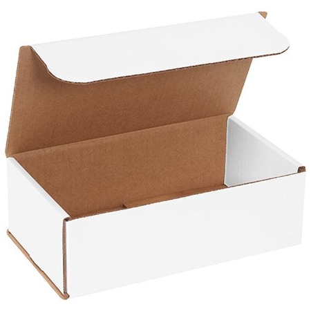 Bsc Preferred 9 x 5 x 3'' White Corrugated Mailers, 50PK BUY00029181